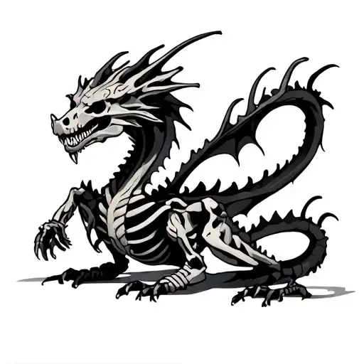 Skeleton Dragon Back