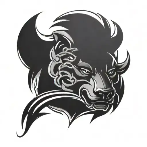 Kanji With Bear Head