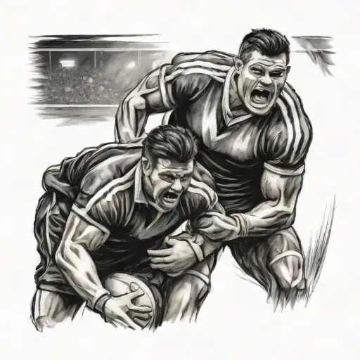 Father And Son Rugby