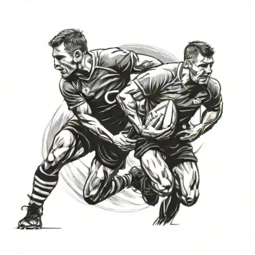 Father And Son Rugby