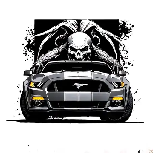 A 2015 Ford Mustang Gt Chased By The Grimm Reaper