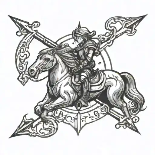 Zodiac Sign Sagittarius Arrow