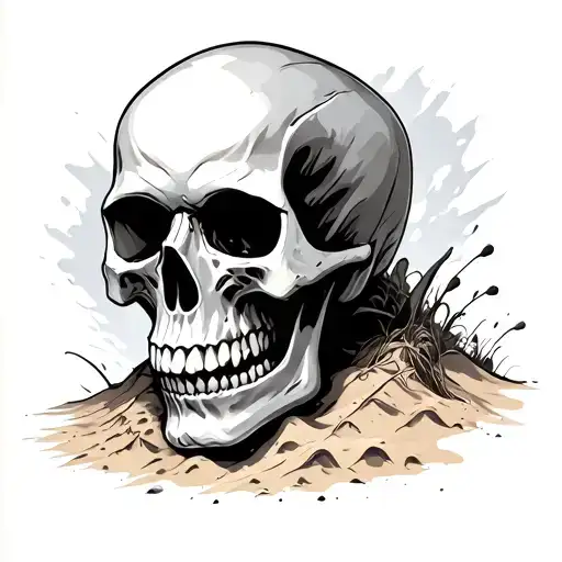 Sand Watch Skull