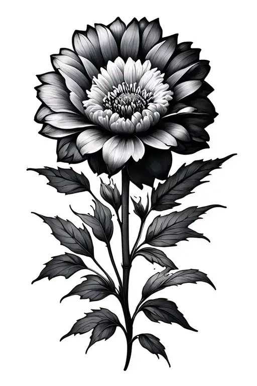 Flower Blooming With Intricate Patterns