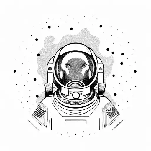 Astronaut With Spaceship