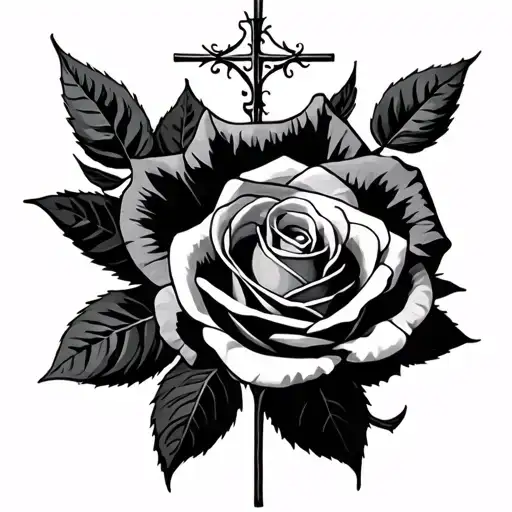 Christian With Roses