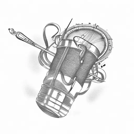 A Quote About Wanderlust Surrounded By Musical Instruments