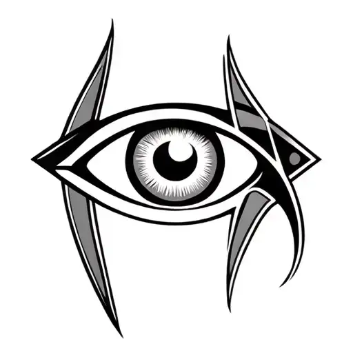 Sobriety Symbol With Eye Of Horus Inside