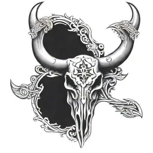 Bull Skull Southern Cross