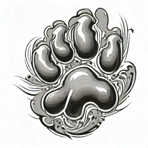 Dog Paw Print