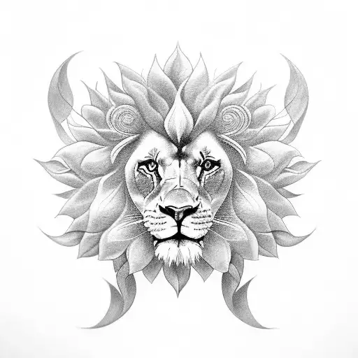 Flower Lion Butterfly