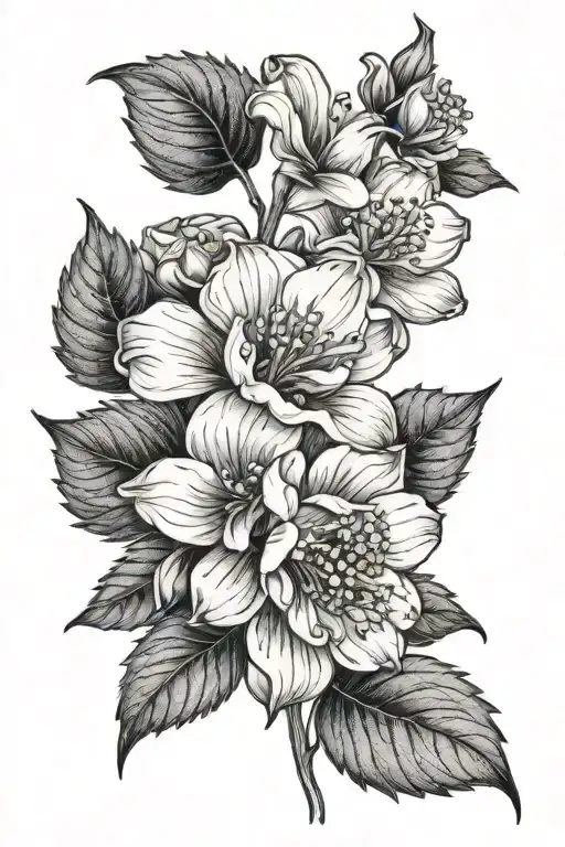 Birth Month Flower For August And Febuary