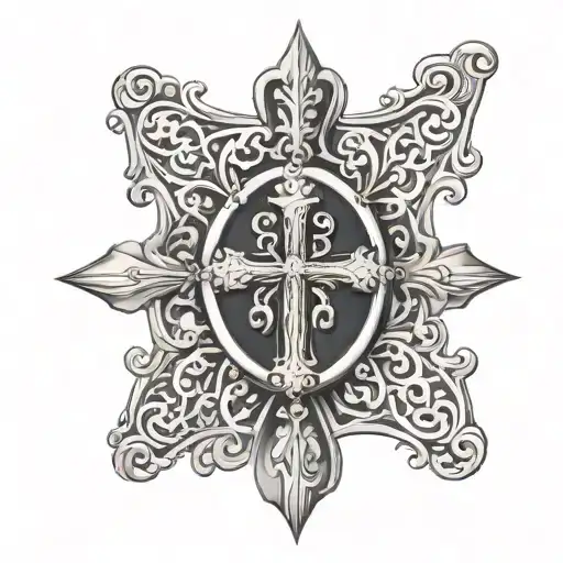 St Georges Icon Christian Orthodox Cross