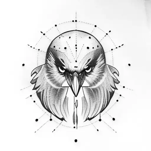 Crow With An Eye In His Beak