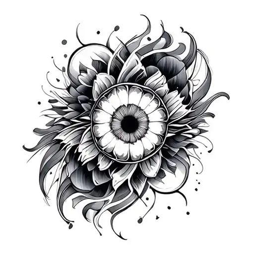 Trippy Abstract Lineart