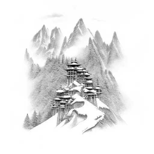 Mountain Bamboo Detailed