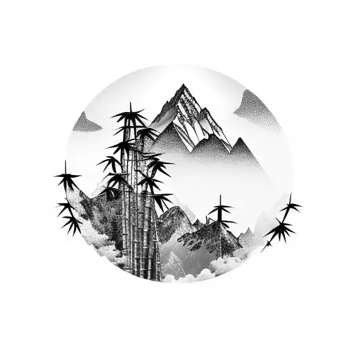 Mountain Bamboo Detailed