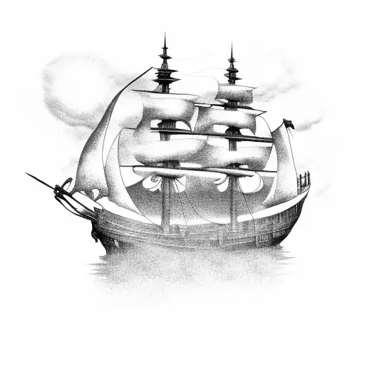 Ghost Pirate Ship