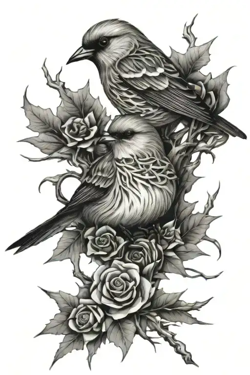 Bird And Thorns Wrapping