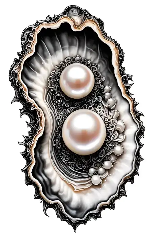 Pearl In Oyster