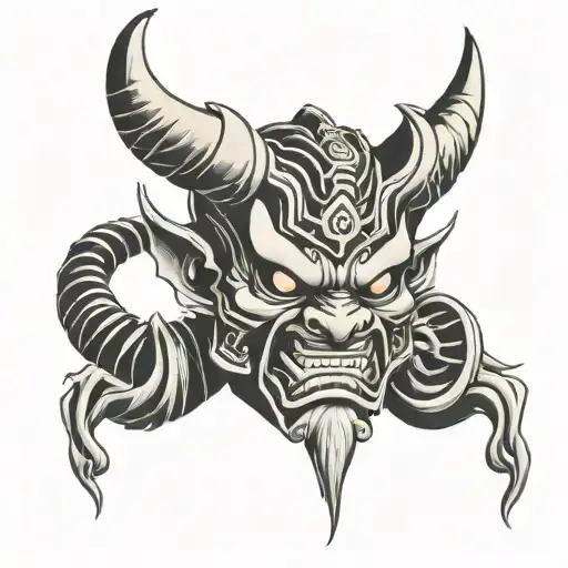 Oni Demon Mask