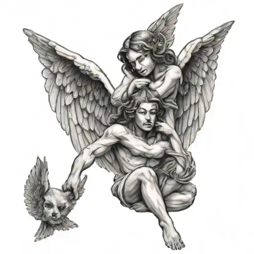 Hear See Speak No Evil Angel