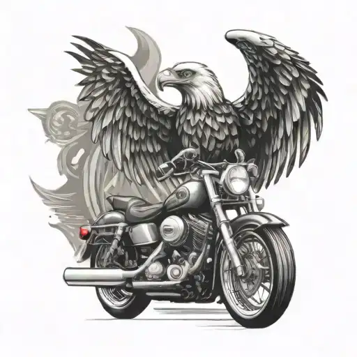 Harley Davidson Bike Racing An Eagle In A Speed Challenge