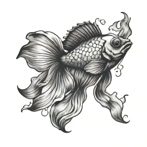 Diamond Shaped Beta Fish Puzzle Piece