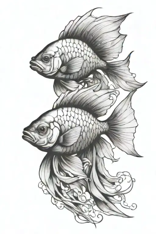 Diamond Beta Fish Puzzle Pieces