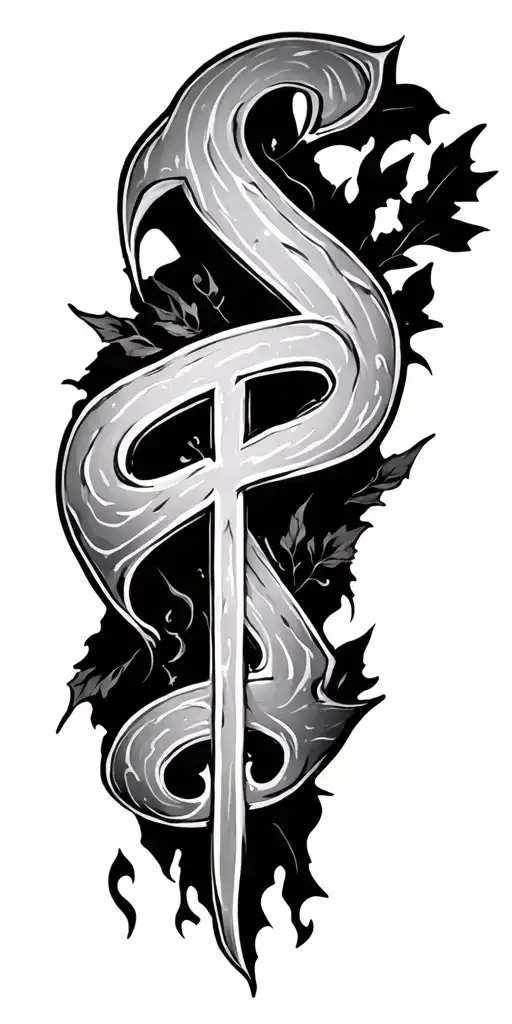 Letters And Horror Symbols