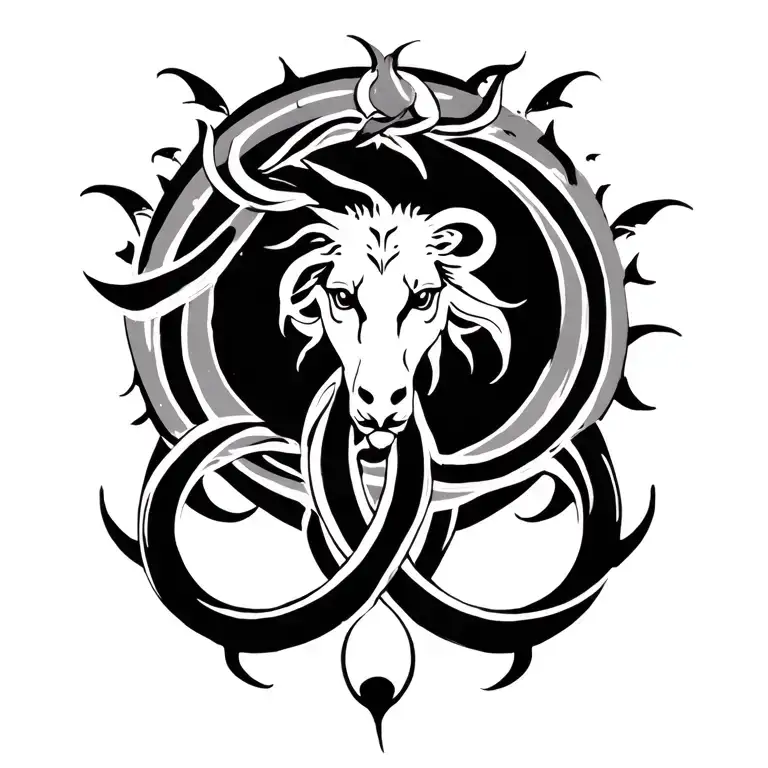 Zodiac Sign Intertwined