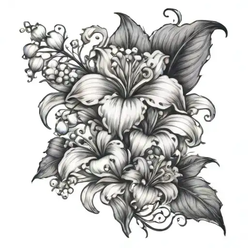 Carnation And Lily Of The Valley