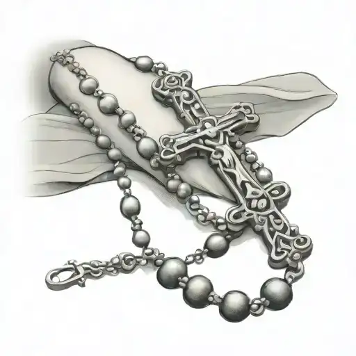 Rosary Beads Wrapping Arm