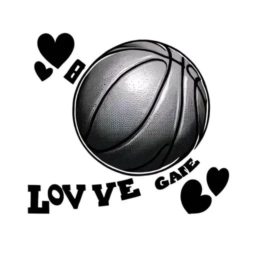 Basketball Tattoo Idea Love On The Game Meaning