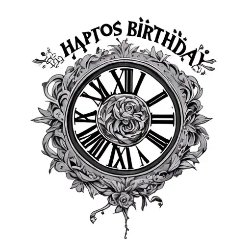 Roman Numeral Birthday 08 06 08