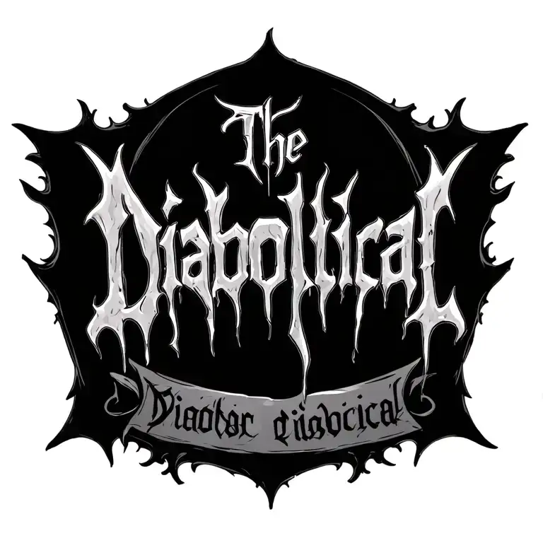 The Word Diabolical In A Wicked Font