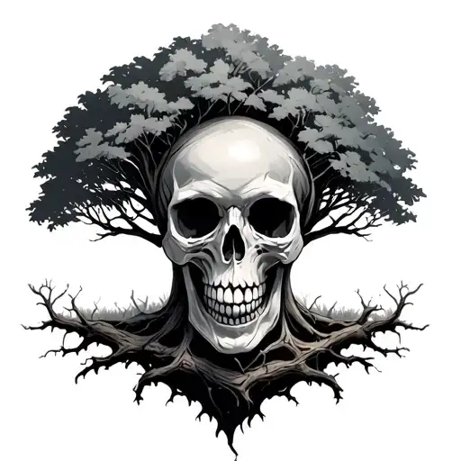 Tree With Skull