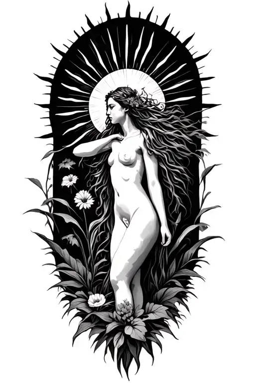 Garden Of Eden Sun Rays Shining