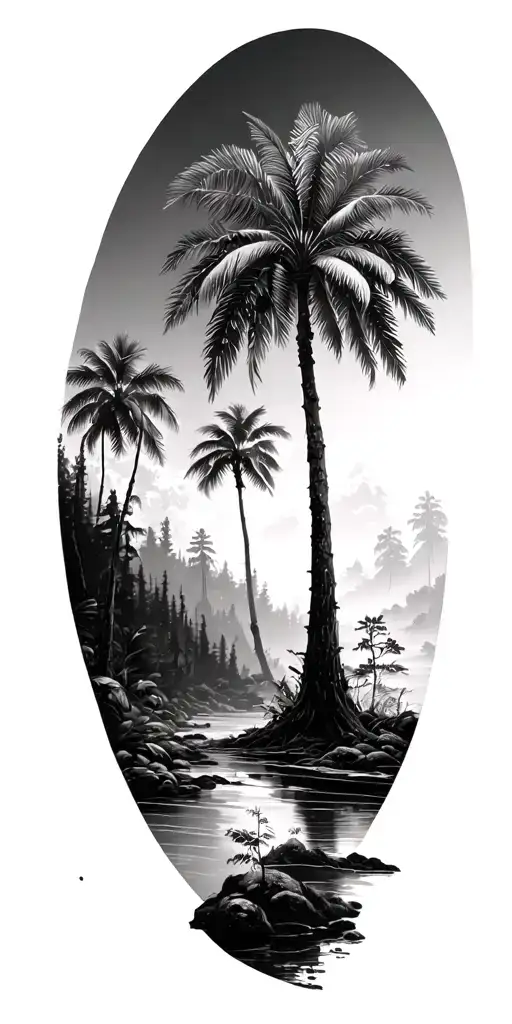 Palm Trees And Forests