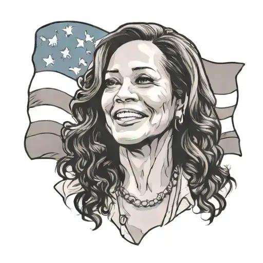 Kamala Harris Gay Pride Flag