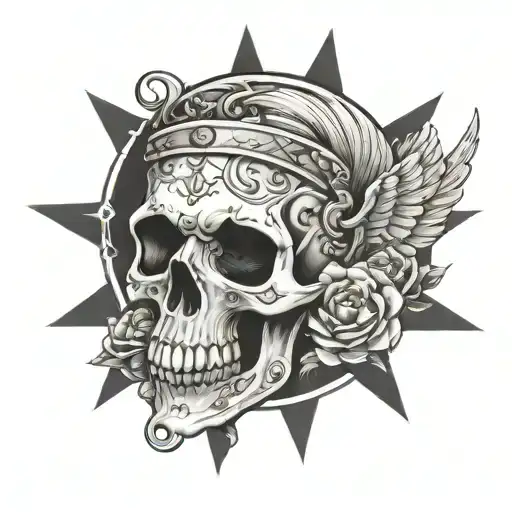 Skull Angel Star Girl Name Xian