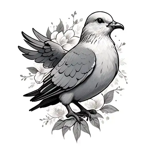 Dove With A Sentence Let