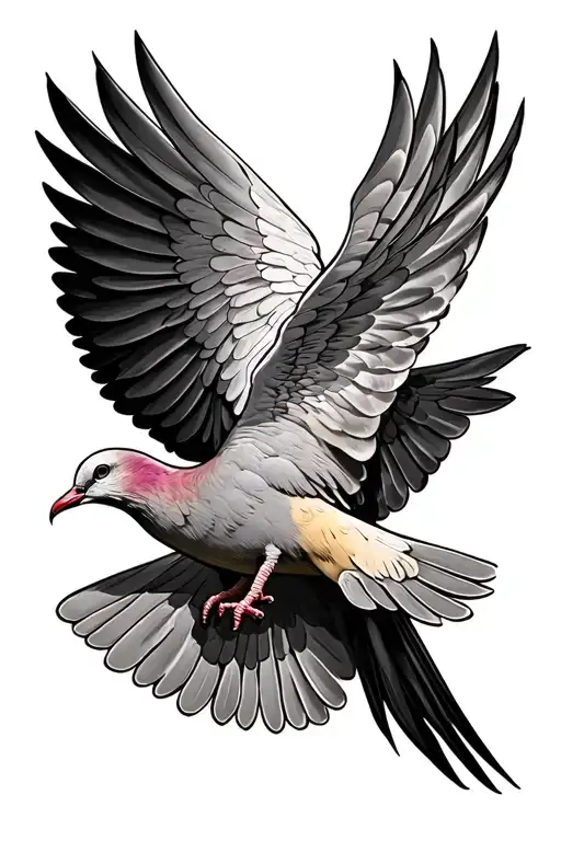 Dove With A Sentence Let