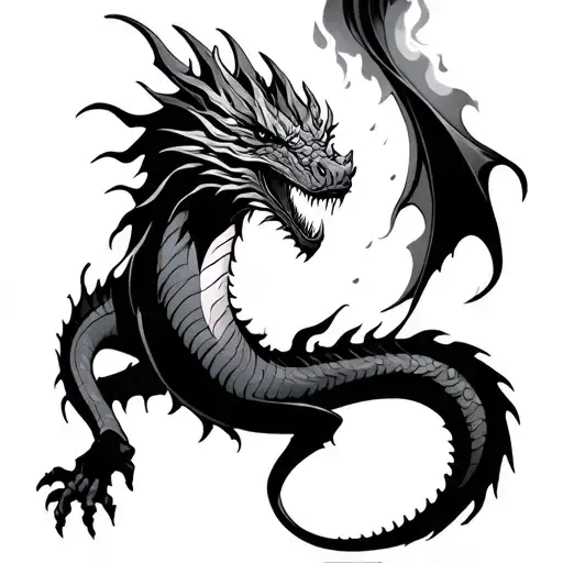 Dragon Breathing Fire