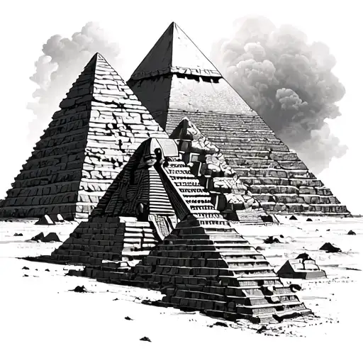 Egyptian Pyramids And Mummy Pharaohs