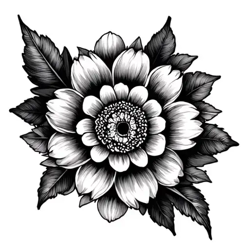 Flower Mandala Fine Line