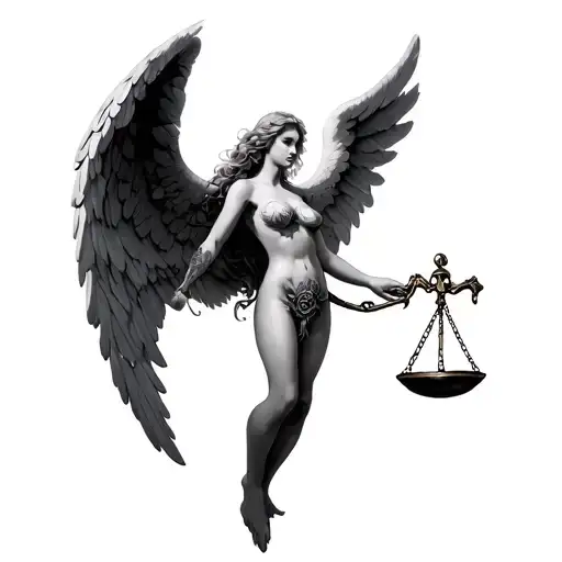 Angel Who Has A Scale