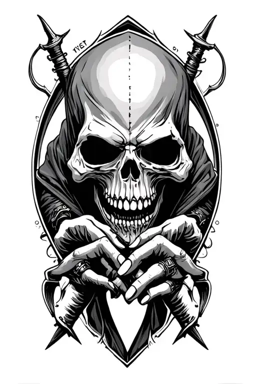 Reaper Death Grip Reaper And Skulls