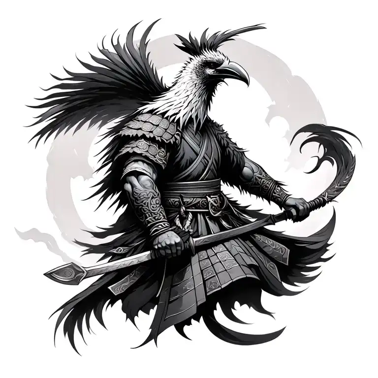 Karasu Tengu Samurai Warrior