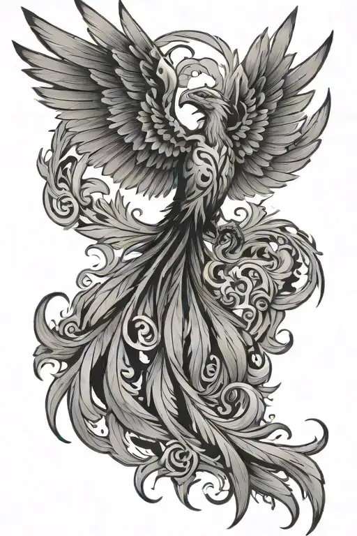 Phoenix With Cross